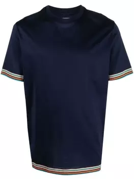 Paul Smith футболка с контрастными полосками, синий