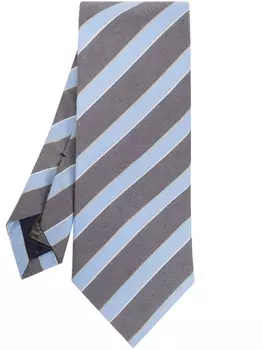 Paul Smith галстук в диагональную полоску, синий