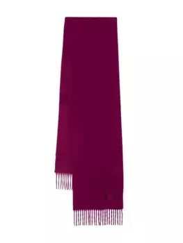 Paul Smith кашемировый шарф с вышитым логотипом, фиолетовый