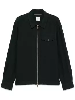 Paul Smith куртка-рубашка на молнии, зеленый