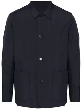 Paul Smith куртка-рубашка с классическим воротником, синий