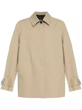 Paul Smith куртка с вырезом-воротником и рукавами реглан, нейтральный цвет