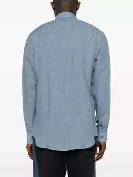 Paul Smith льняная рубашка, синий