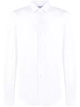 Paul Smith long-sleeve cotton shirt, белый