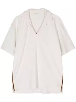 Paul Smith махровая футболка с полосками, белый