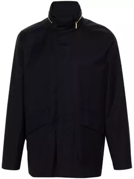 Paul Smith непромокаемая куртка с потайным капюшоном, синий