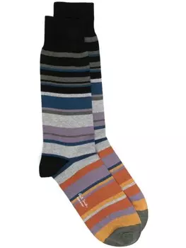 Paul Smith носки Gabe Stripe, черный