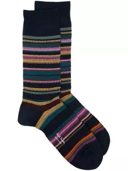Paul Smith носки Signature Stripe, синий