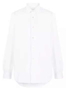 Paul Smith однотонная рубашка с длинными рукавами, белый