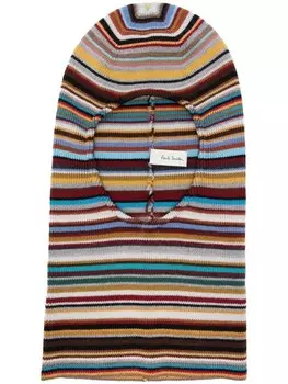 Paul Smith полосатая балаклава, черный