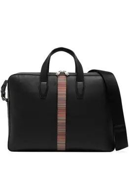 Paul Smith портфель с полосками, черный