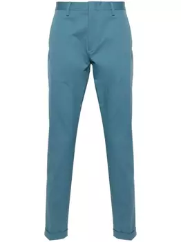 Paul Smith прямые брюки средней посадки, синий