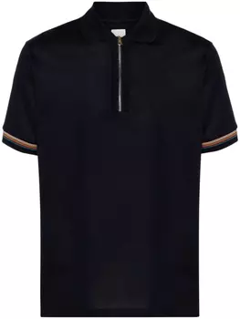 Paul Smith рубашка поло с отделкой Artist Stripe, синий