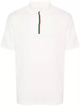 Paul Smith рубашка поло с отделкой Signature Stripe, белый