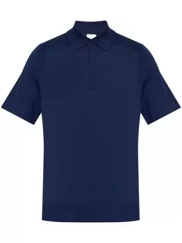 Paul Smith рубашка поло с вышитым логотипом, синий