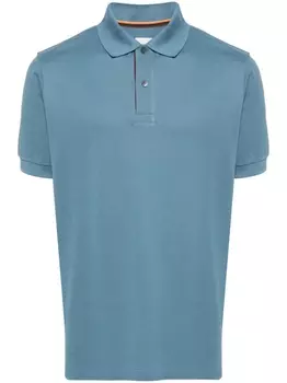 Paul Smith рубашка поло в полоску Artist Stripe, синий