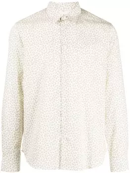 Paul Smith рубашка с абстрактным принтом, коричневый