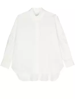 Paul Smith рубашка с английской вышивкой, белый