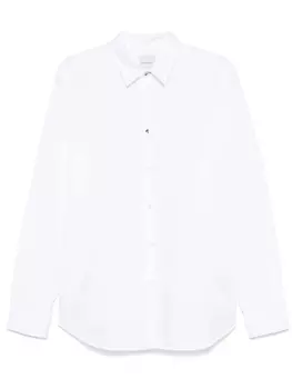 Paul Smith рубашка с декоративными пуговицами, белый