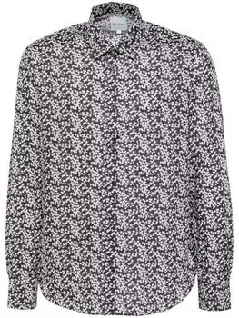 Paul Smith рубашка с длинными рукавами, фиолетовый