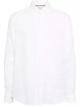 Paul Smith рубашка с манишкой, белый