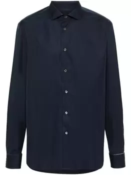 Paul Smith рубашка с манжетами на пуговице, синий