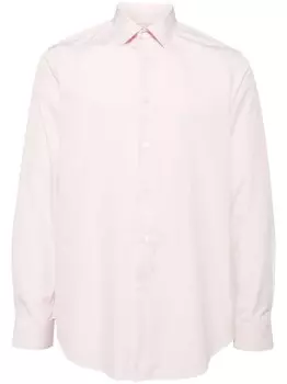 Paul Smith рубашка с манжетами в полоску Artist Stripe, розовый