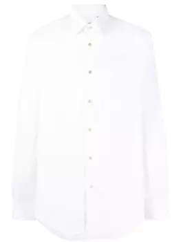 Paul Smith рубашка с заостренным воротником, белый