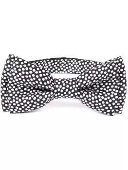 Paul Smith шелковая бабочка в горох, черный
