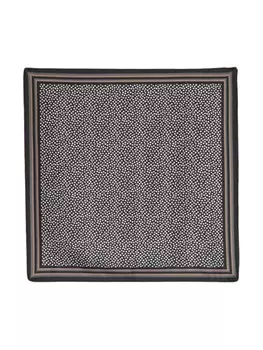 Paul Smith шелковый платок в горох, черный