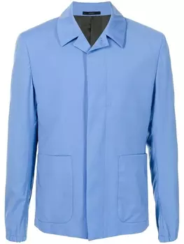 Paul Smith шерстяная куртка-рубашка, синий