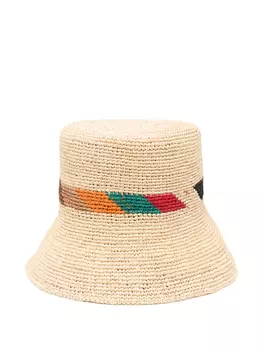 Paul Smith шляпа в полоску Artist Stripe, нейтральный