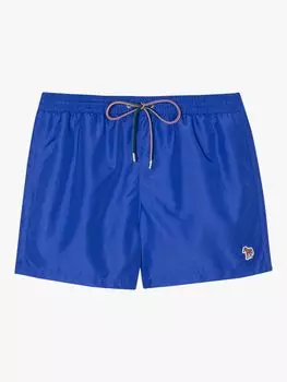 Paul Smith — шорты для плавания из переработанного полиэстера с логотипом Zebra, синие