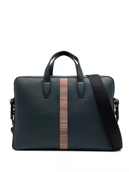 Paul Smith сумка для ноутбука в полоску, синий