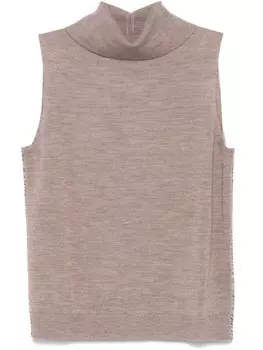 Paul Smith топ с полосками, серый