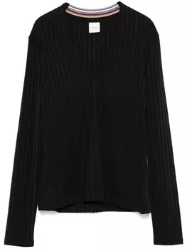 Paul Smith топ с V-образным вырезом, черный