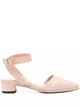 Paul Smith туфли с тиснением под кожу крокодила, розовый