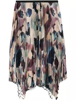 Paul Smith юбка миди Solar, синий