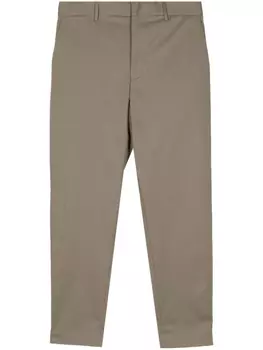Paul Smith узкие брюки чинос средней посадки, нейтральный цвет