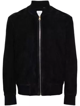 Paul Smith замшевый бомбер, синий