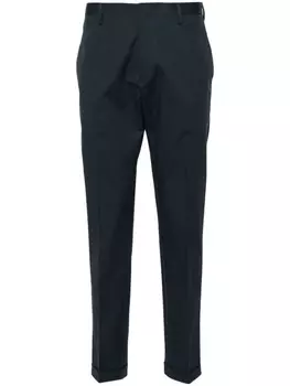 Paul Smith зауженные брюки чинос средней посадки, зеленый