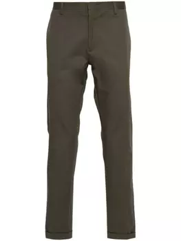 Paul Smith зауженные брюки с отутюженными стрелками, зеленый