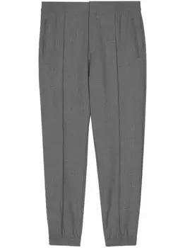 Paul Smith зауженные брюки со складками, серый