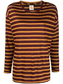 Paula футболка в полоску, желтый