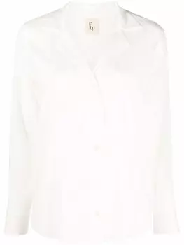 Paula шелковая рубашка с длинными рукавами, белый