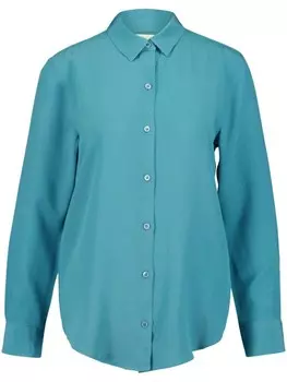 PAULA шелковая рубашка, синий