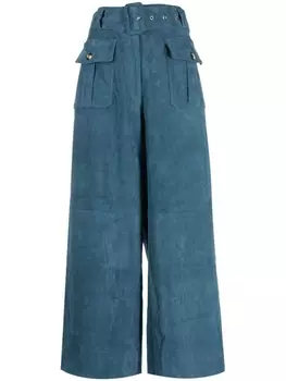 Paula широкие брюки, синий