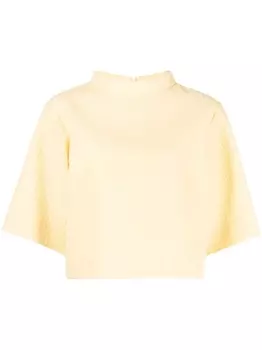 Paule Ka футболка с высоким воротником, желтый