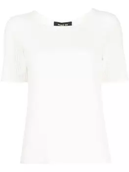 Paule Ka топ в рубчик, белый