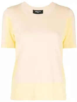 Paule Ka трикотажный топ в двух тонах, желтый
